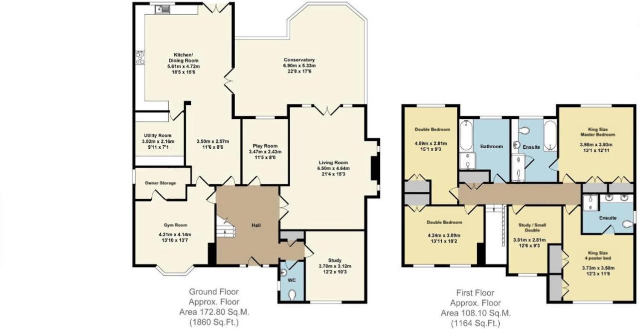 5 Bedroom 4 Bathroom Gym Playroom Country Home Leamington Spa Luaran gambar